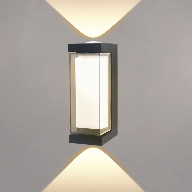 Aplique LED Duplo Facho para Parede – Luz para Cima e para Baixo, Impermeável para Interior e Exterior