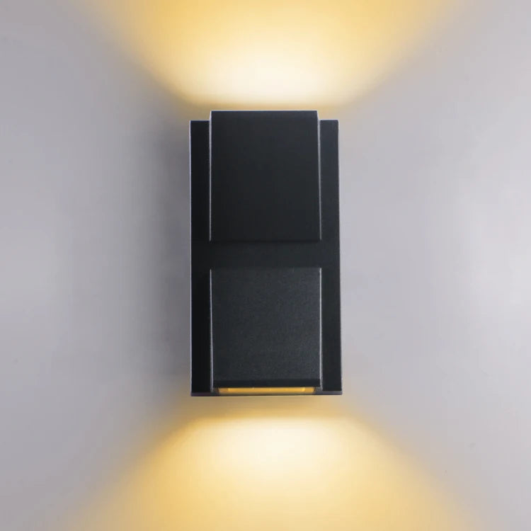 Aplique LED Duplo Facho para Parede – Luz para Cima e para Baixo, Impermeável para Interior e Exterior