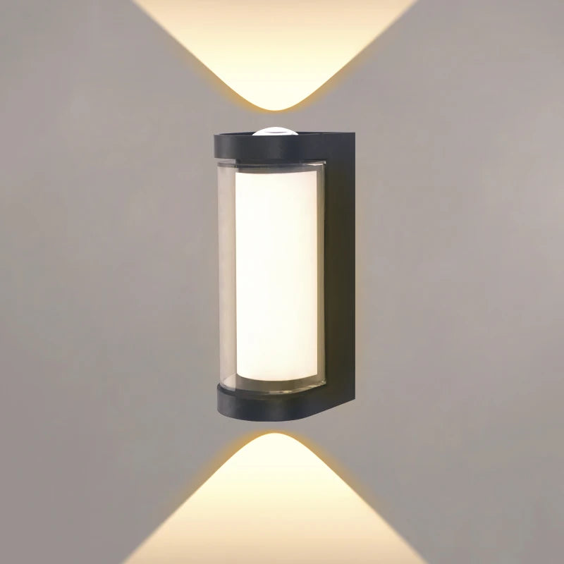 Aplique LED Duplo Facho para Parede – Luz para Cima e para Baixo, Impermeável para Interior e Exterior
